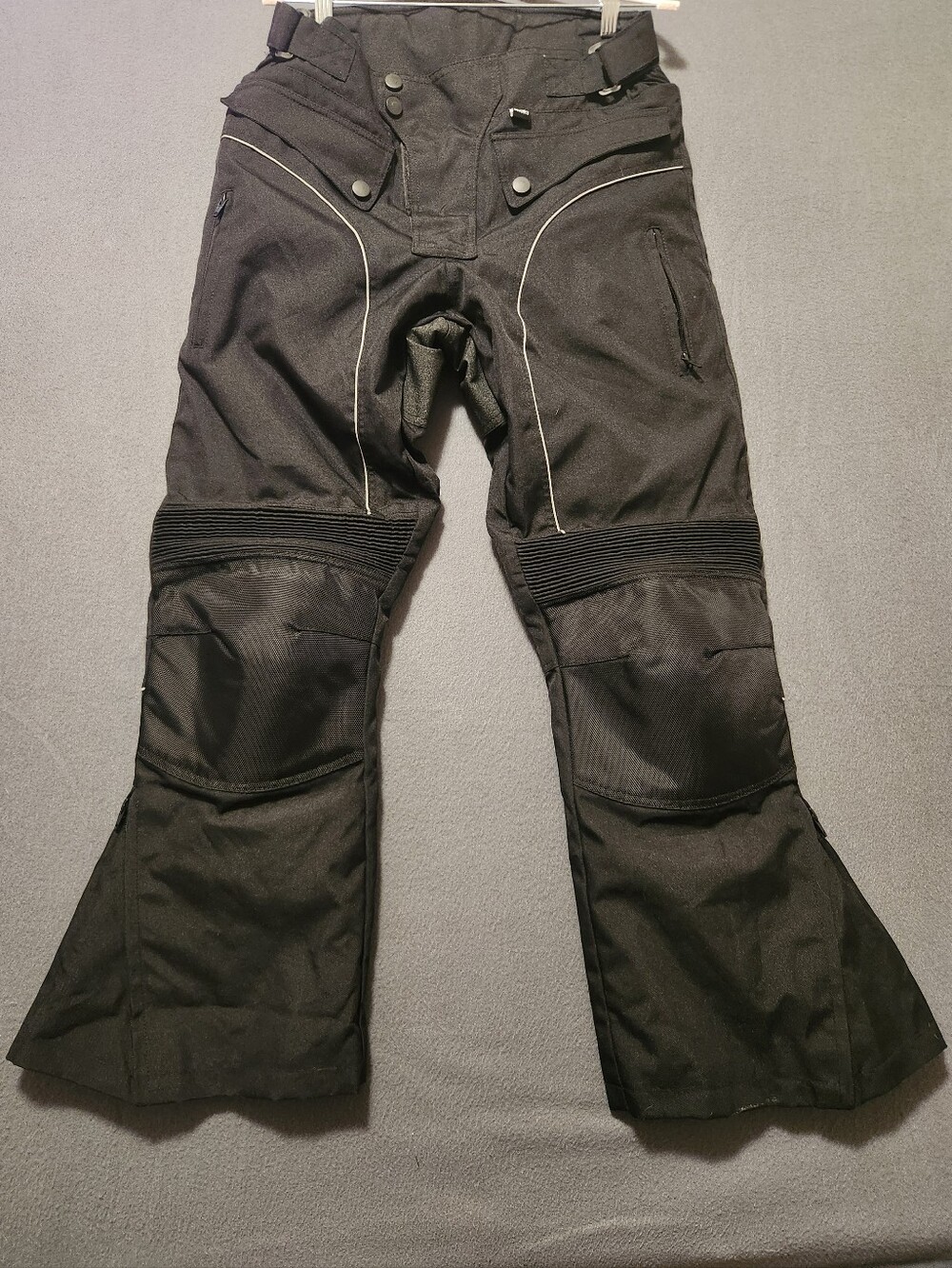Wicked Stock Men's Armored Motorcycle Pants Size M 32x30 Zippers for Venting